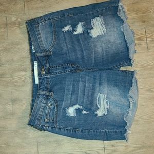 DENIM SHORTS